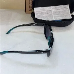 Costa Aleta - 6S9108 Black/Blue Light Brown Sunglasses with Case New Costa | Accessories | Costa Aleta 6s98 Blackblue Light Brown  main image 3